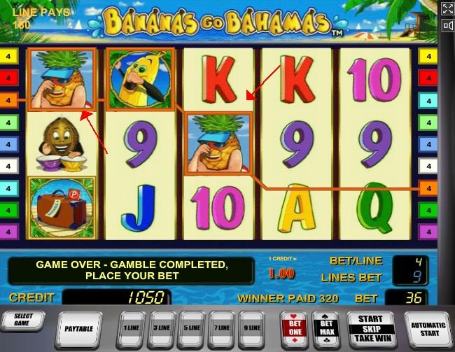 игровой автомат Bananas go Bahamas