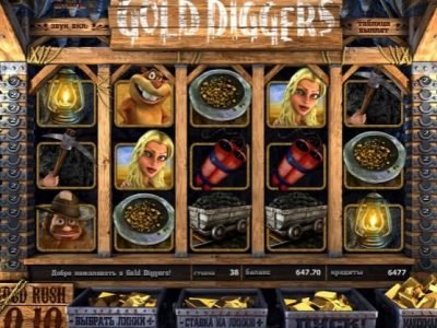 автомат Gold Diggers Золото диггеров