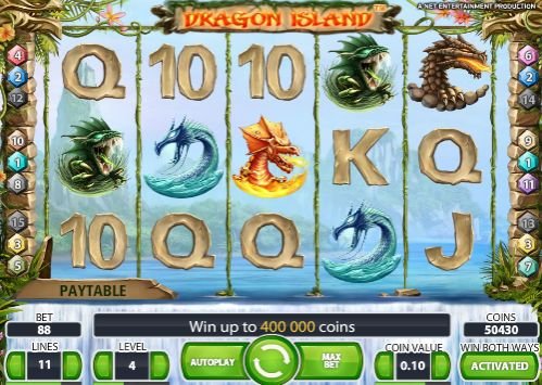 Игровой онлайн автомат Остров Драконов